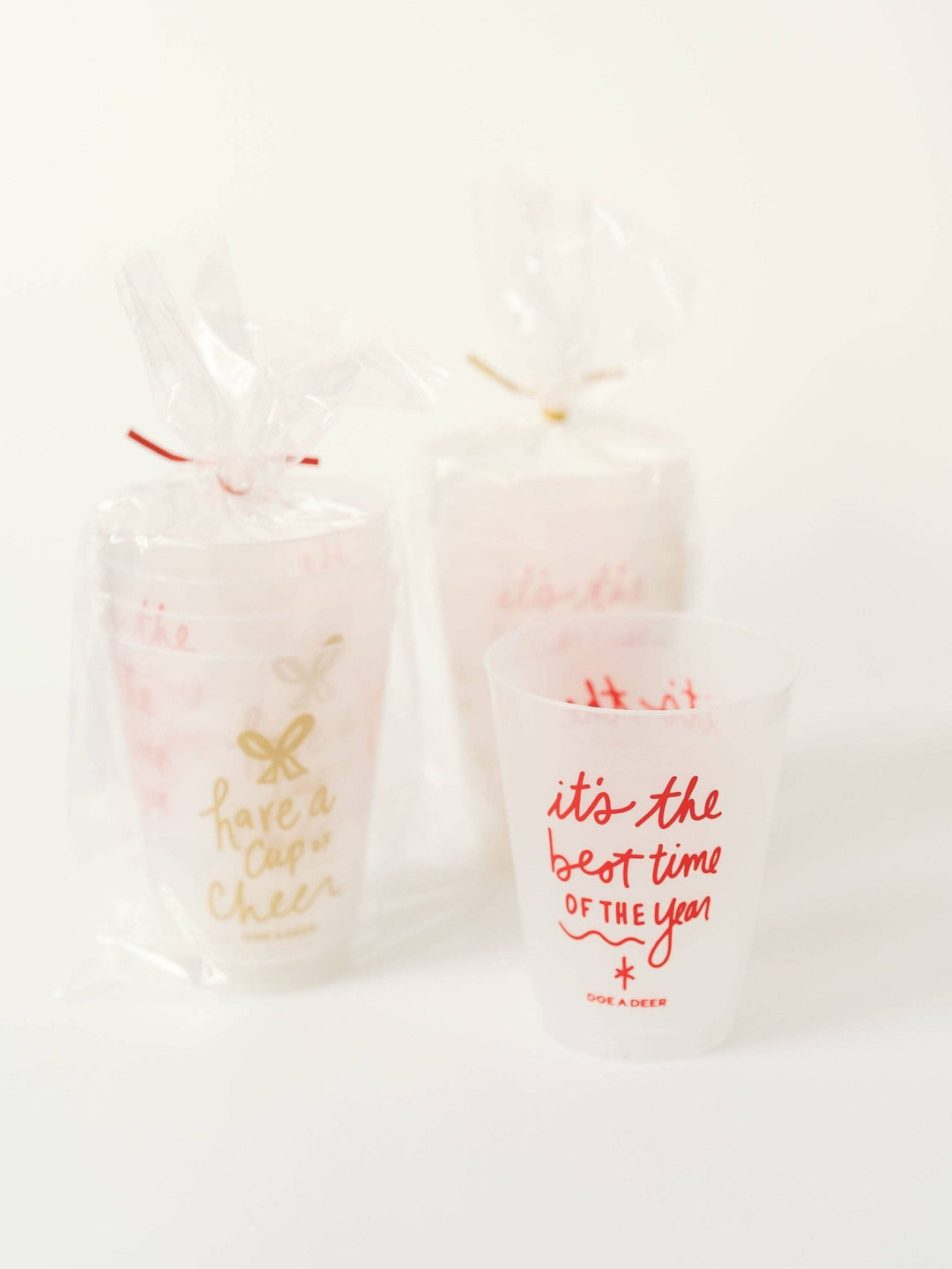 Holly Jolly Shatterproof Glasses - Set of 4 - The Color Collab