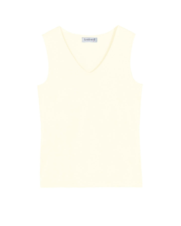 Kettlewell Darcey Sleeveless V tank - Primrose - The Color Collab