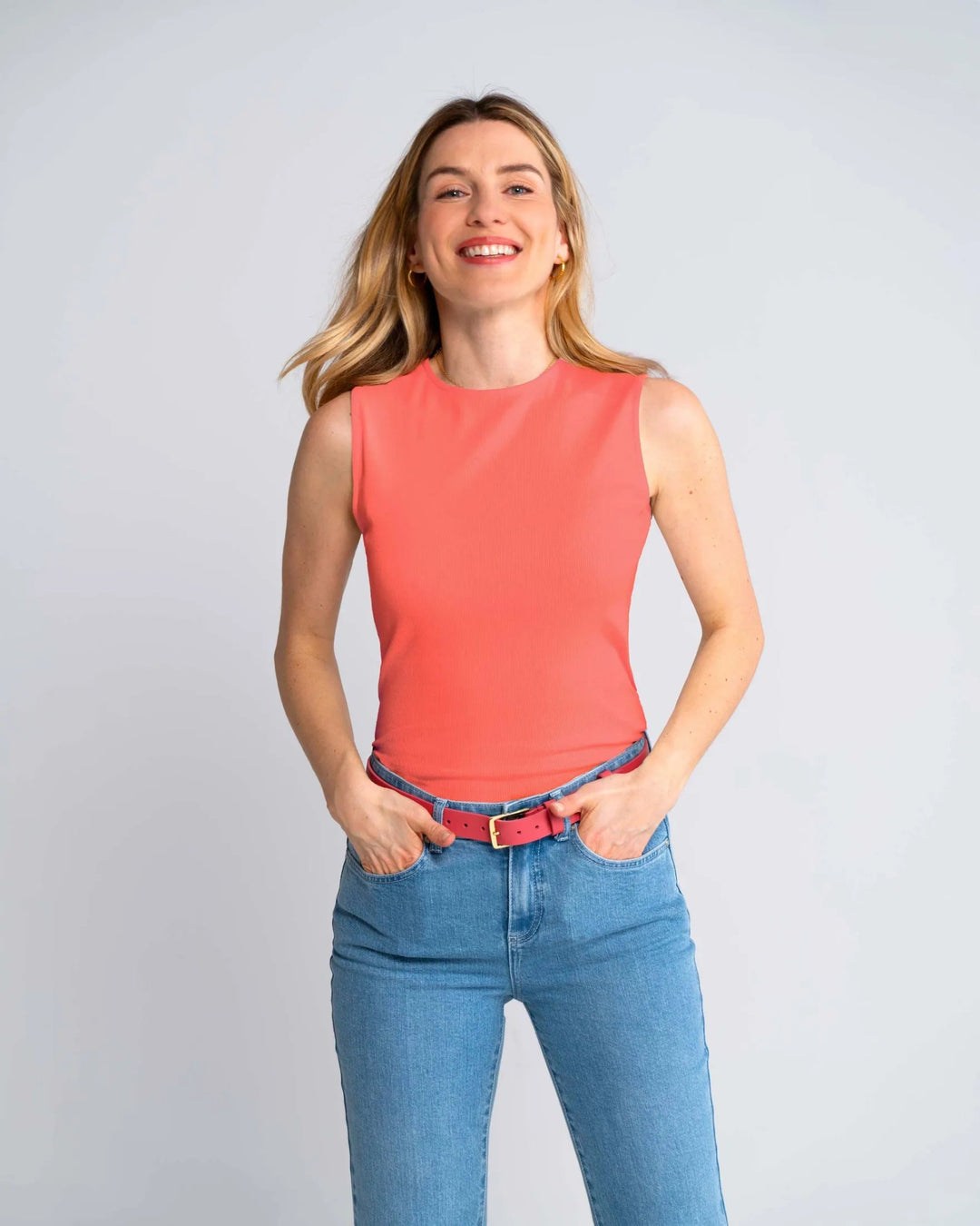 Kettlewell Sleeveless Rib Tee - The Color Collab