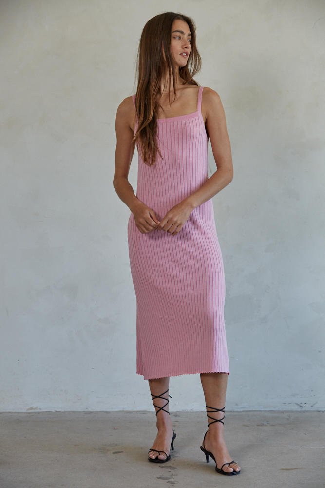 Knit Sweater Maxi Dress - The Color Collab