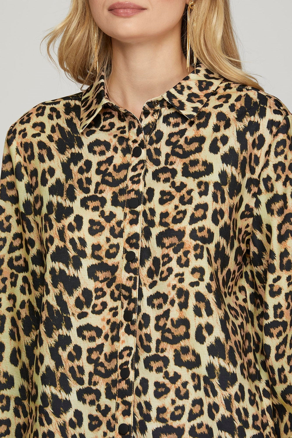 Leopard Blouse - The Color Collab