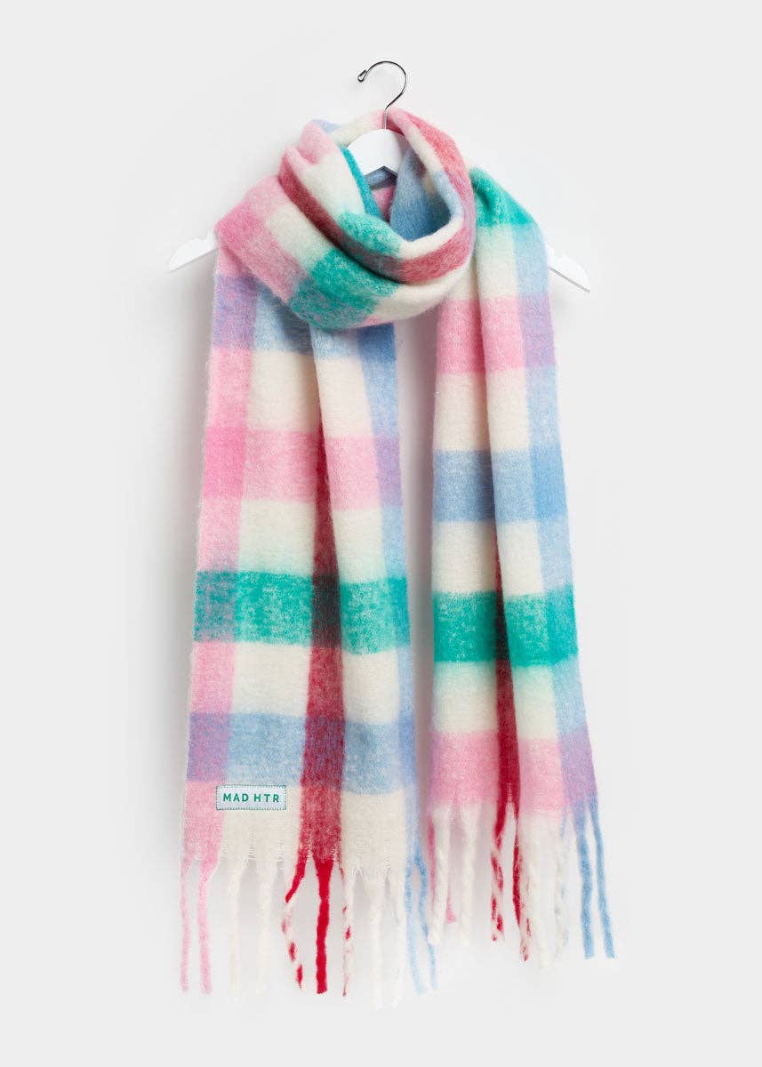 Mad Hatter Oversized Blanket Scarf - Multi - The Color Collab