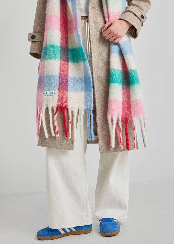 Mad Hatter Oversized Blanket Scarf - Multi - The Color Collab