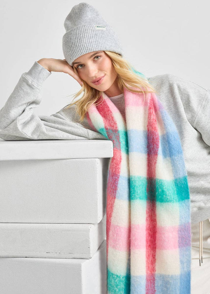 Mad Hatter Oversized Blanket Scarf - Multi - The Color Collab