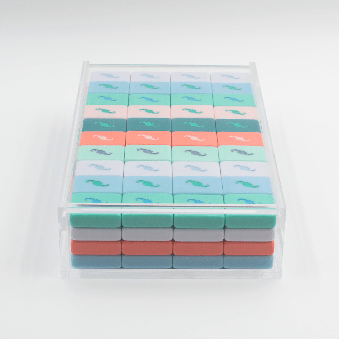 Mahjong Acrylic Display Box (Destination Collection Tiles) - The Color Collab