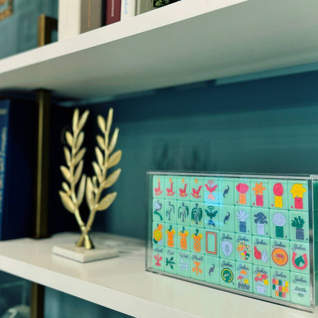 Mahjong Acrylic Display Box (Destination Collection Tiles) - The Color Collab