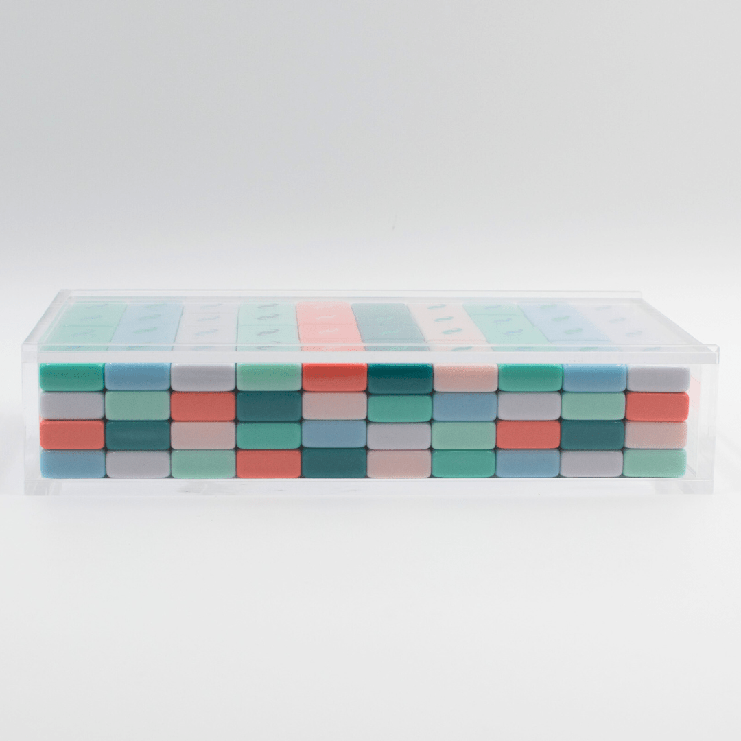 Mahjong Acrylic Display Box (Destination Collection Tiles) - The Color Collab