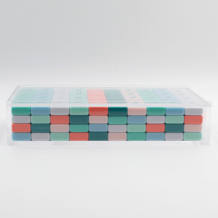 Mahjong Acrylic Display Box (Destination Collection Tiles) - The Color Collab