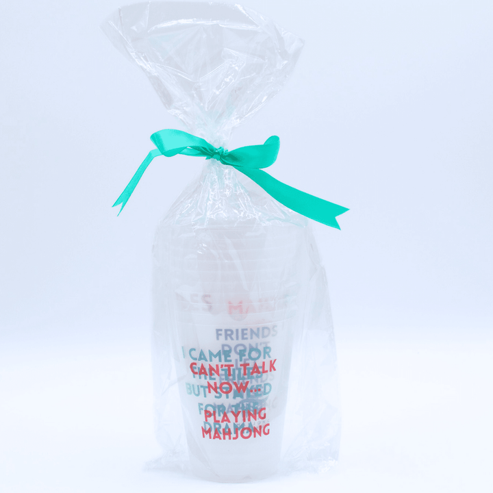 Mahjong Frosted Cups | 10 Different Designs in Every Pack - The Color Collab