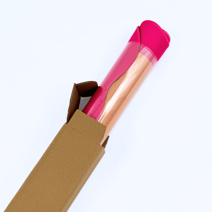 MAHJONG MAT | Color Wave | 31" x 31": Green Center - Pink Scallop - The Color Collab