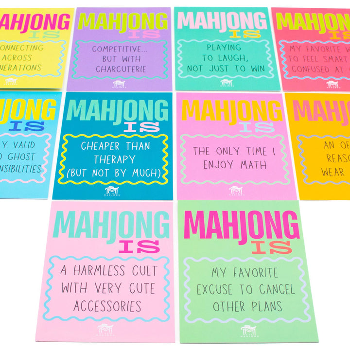MAHJONG SHUFFLE CARD - The Color Collab