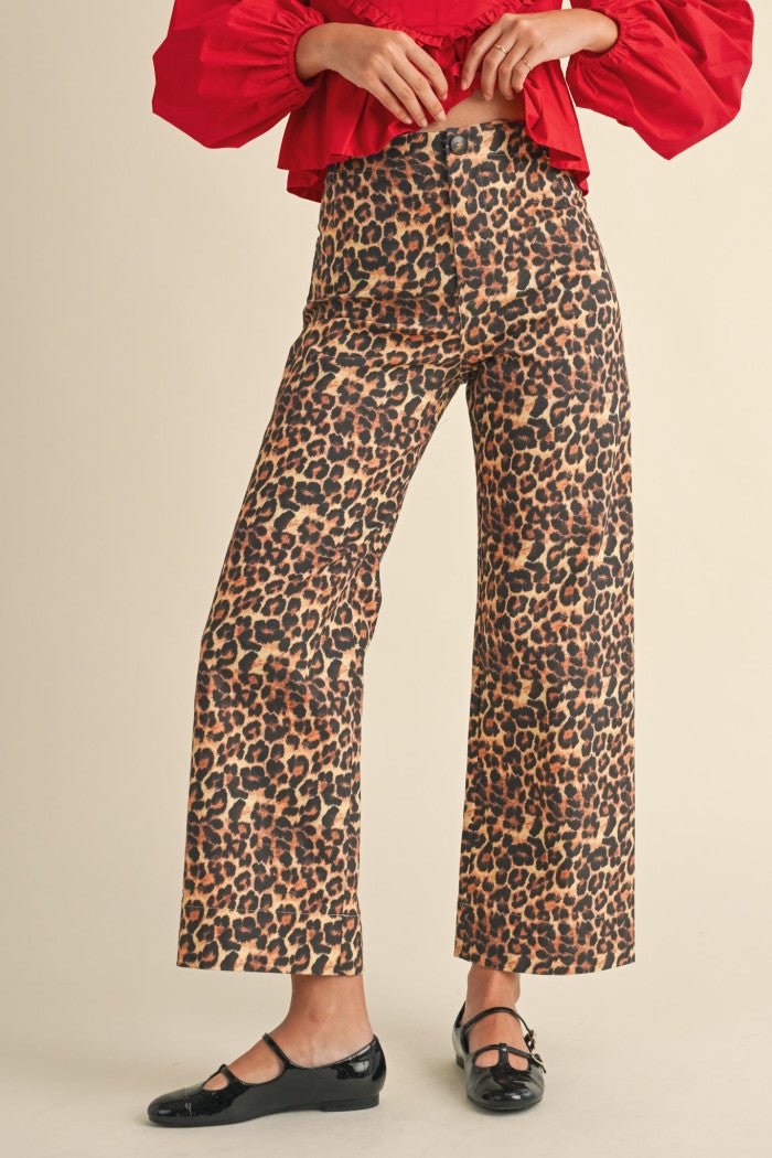 Marcy Leopard Pants - The Color Collab