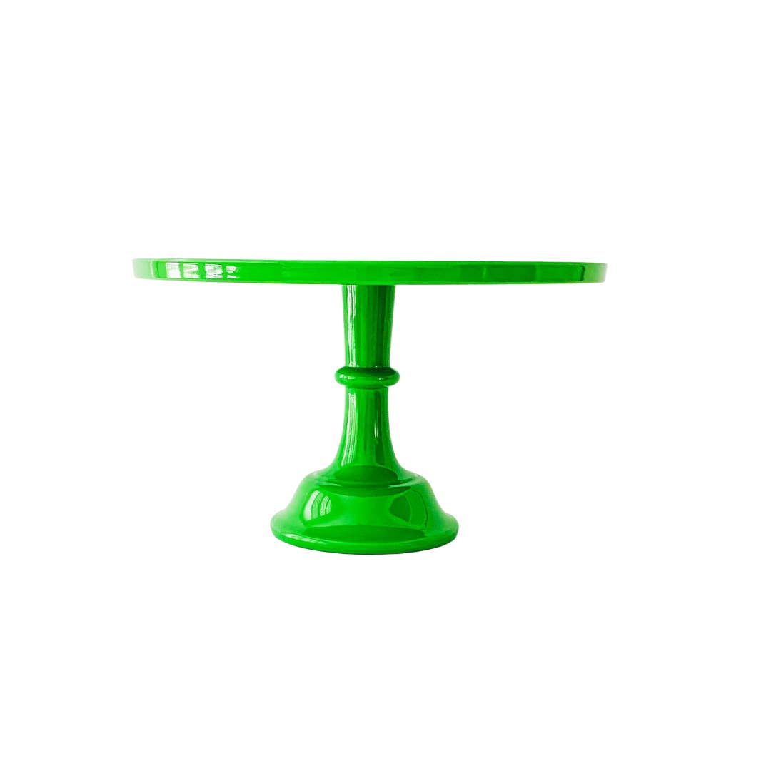 Melamine Cake Stand - Green - The Color Collab