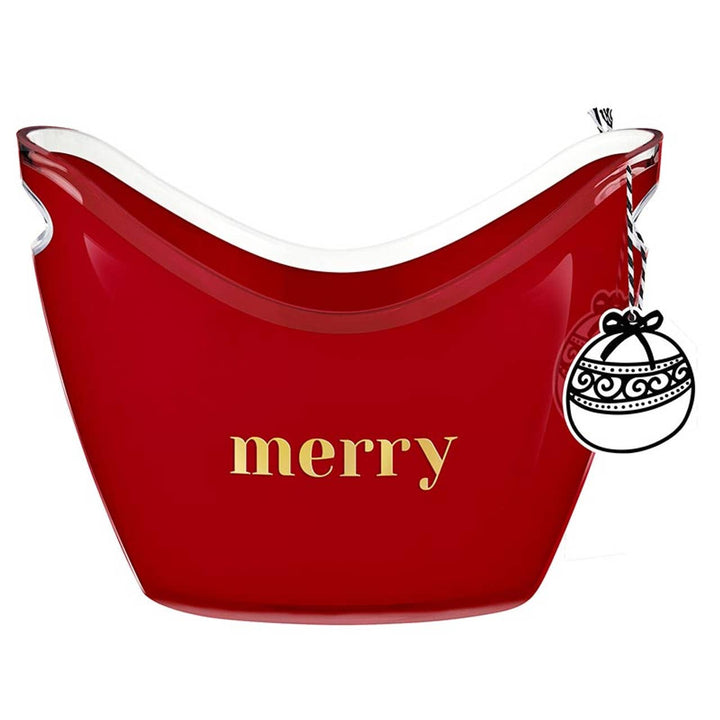 Merry - Acrylic Beverage Bucket - The Color Collab