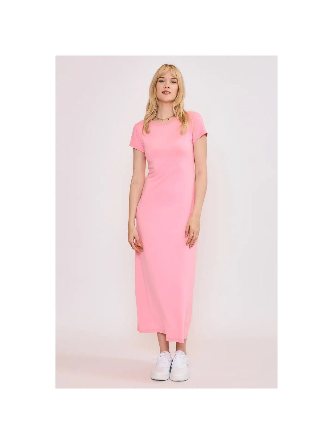 Midi T-shirt Dress - The Color Collab