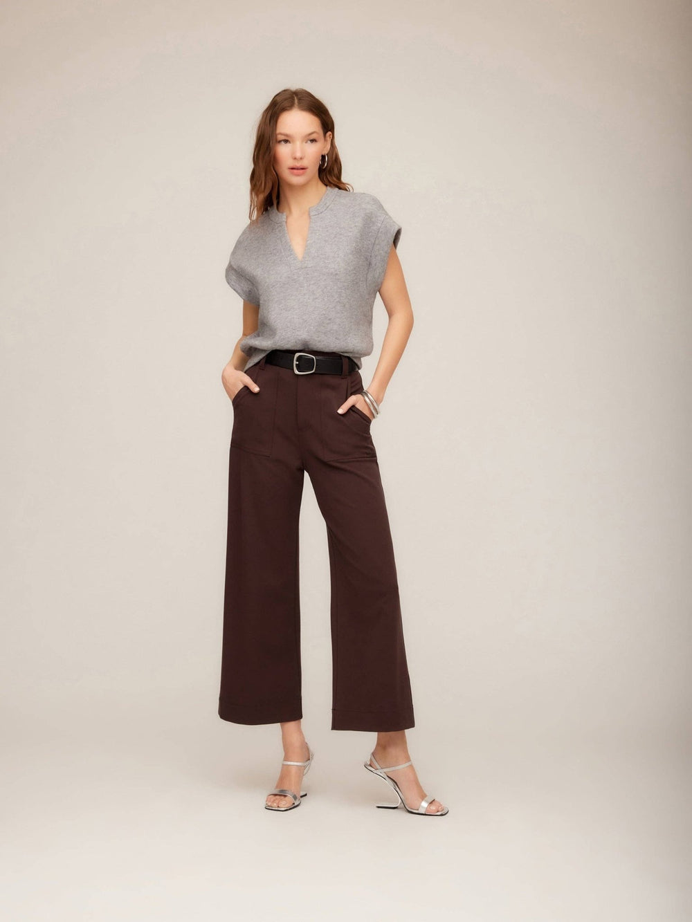 Morgan V - Neck Top - The Color Collab