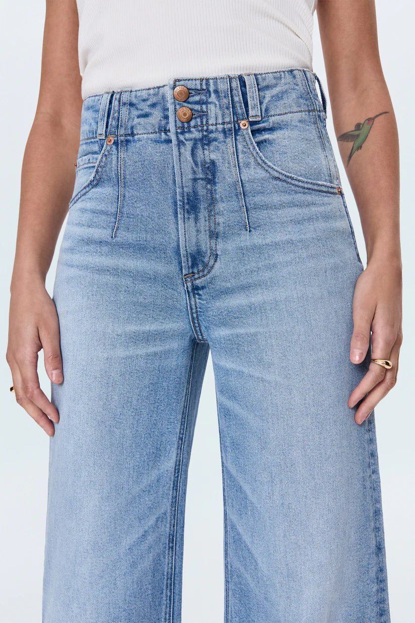 Pistola Denim - Lana High Rise Ultra Wide Leg Jean - The Color Collab