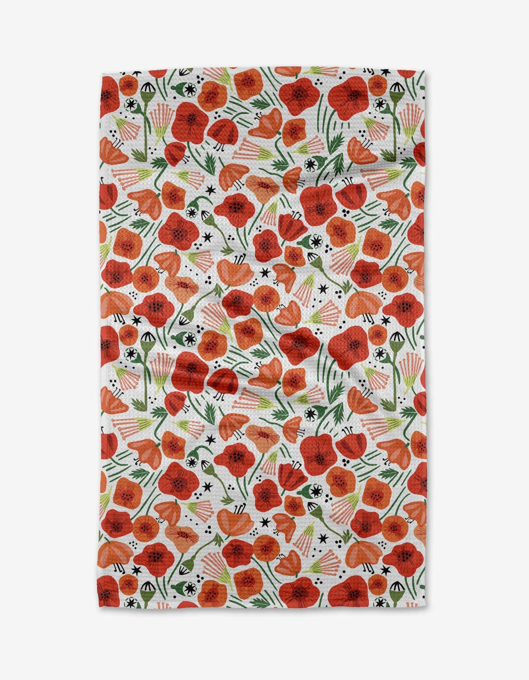 Poppy Power Tea Towel - The Color Collab