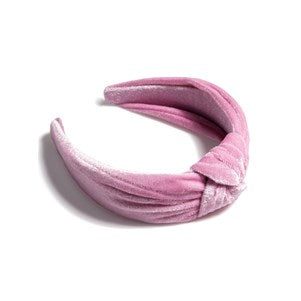 Sara - Knotted Velvet Headband - The Color Collab