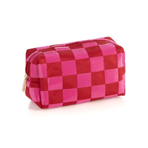 Shiraleah - Check Pattern Cosmetic Pouch