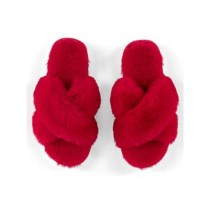 Shiraleah - Red Cozy Slippers
