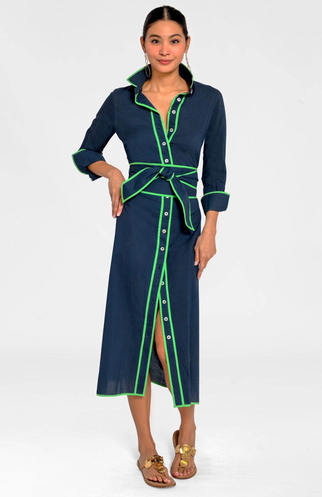 Shirt Tails Long Dress - The Color Collab