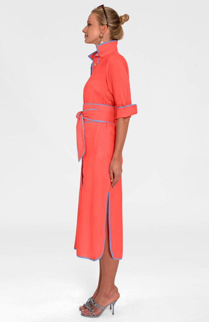 Shirt Tails Long Dress - The Color Collab