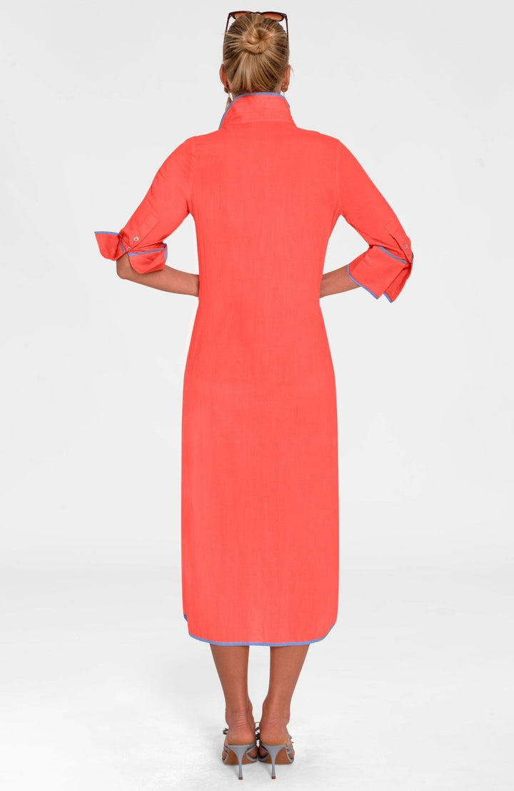 Shirt Tails Long Dress - The Color Collab