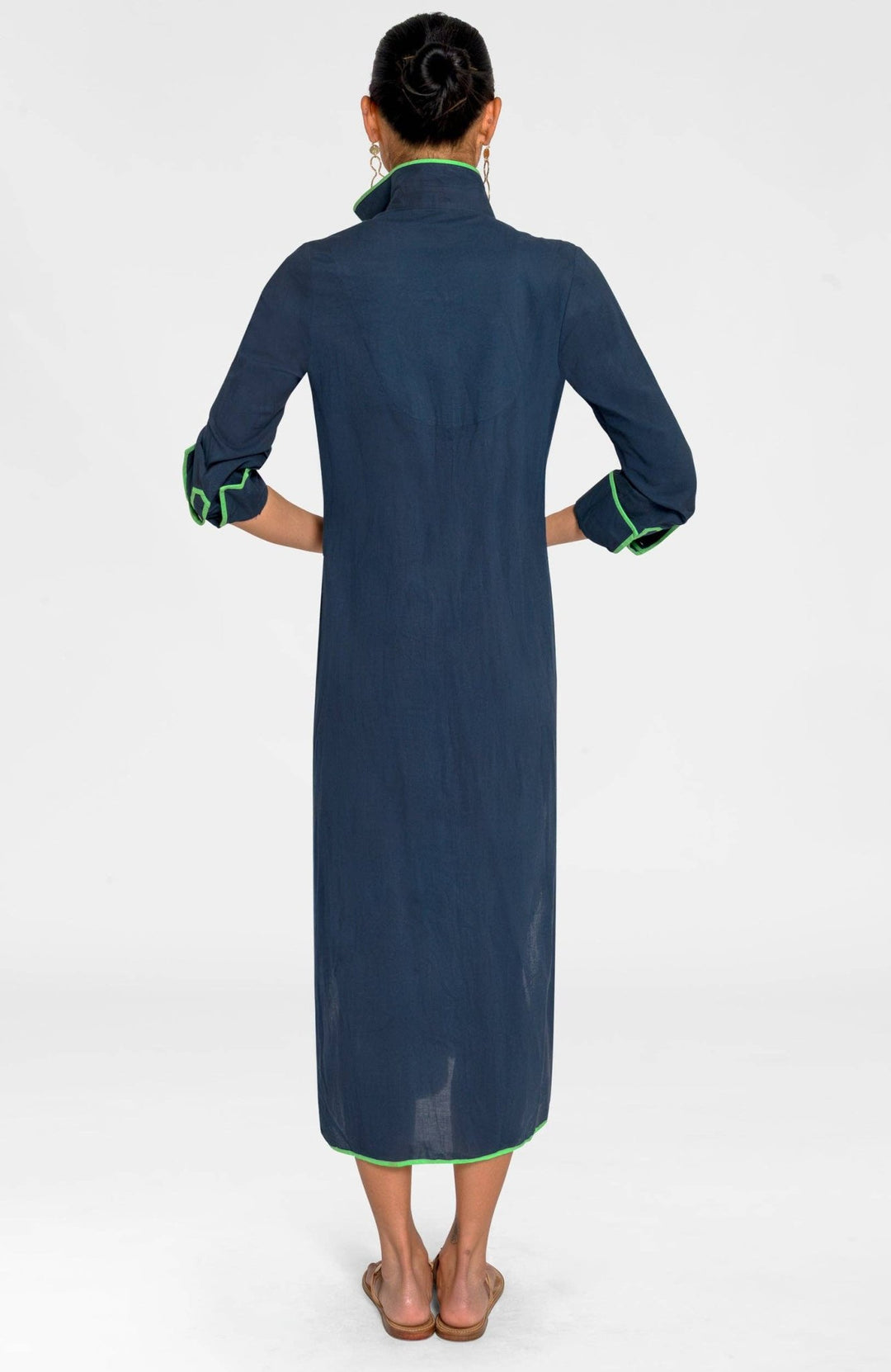 Shirt Tails Long Dress - The Color Collab