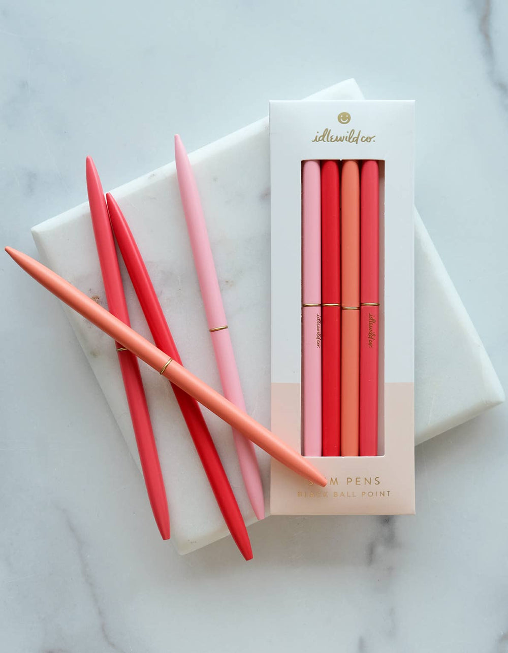 Slim Pens Set of Four | Spectrum Poppies - The Color Collab