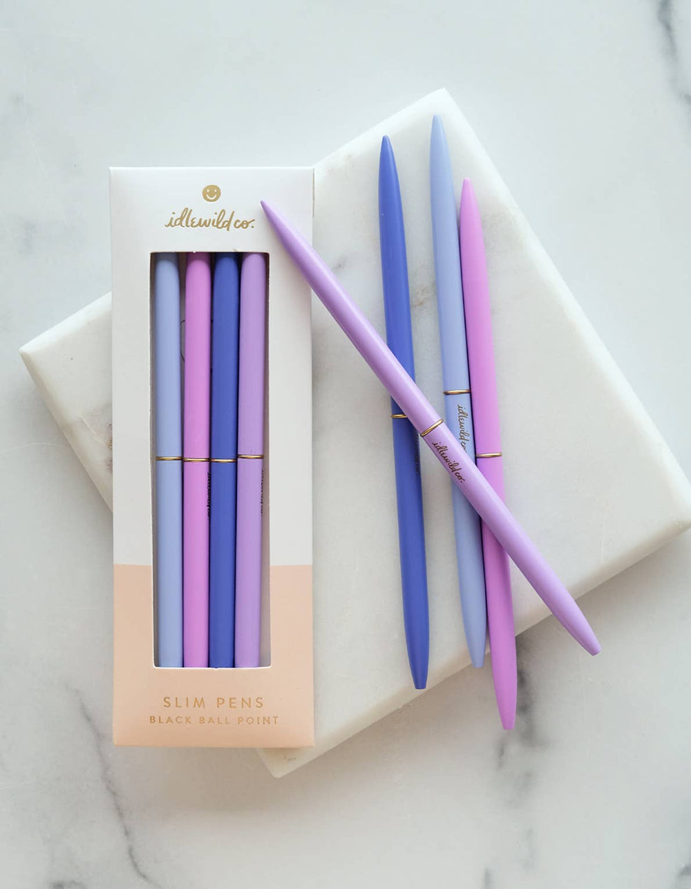 Slim Pens Set of Four | Spectrum Violets - The Color Collab