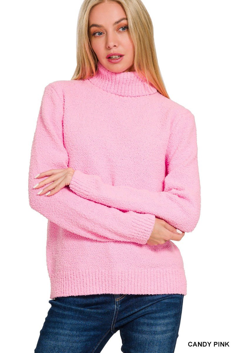 Soft Turtleneck Sweater - The Color Collab