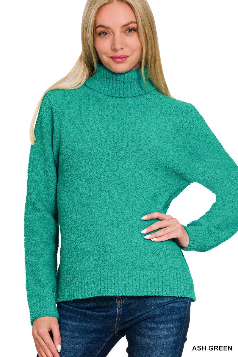 Soft Turtleneck Sweater - The Color Collab