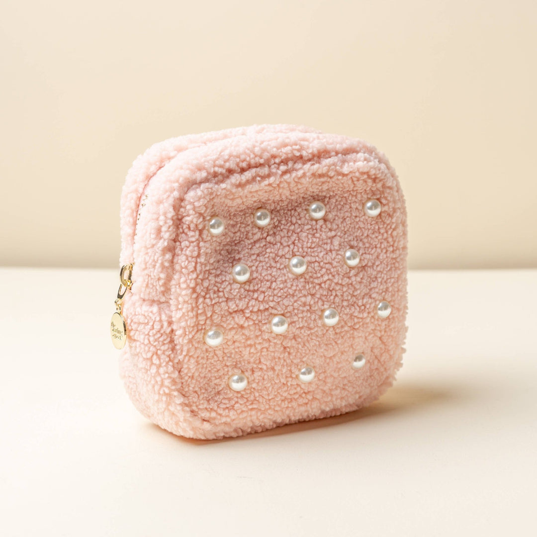 Teddy Pouch - Square Pearl Blush - The Color Collab