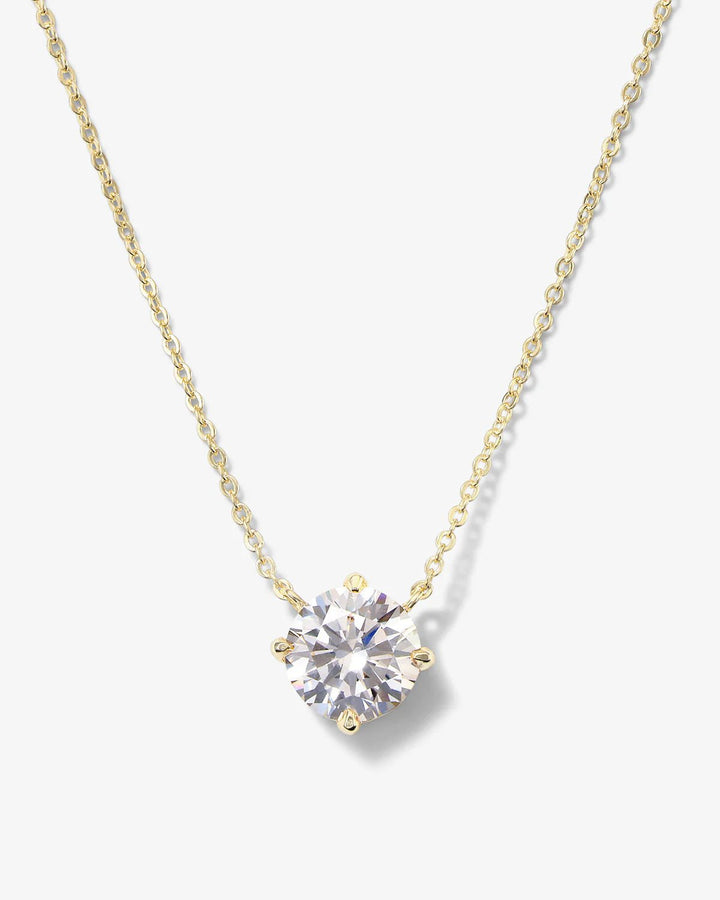 The Monarch Round Cut Necklace - The Color Collab