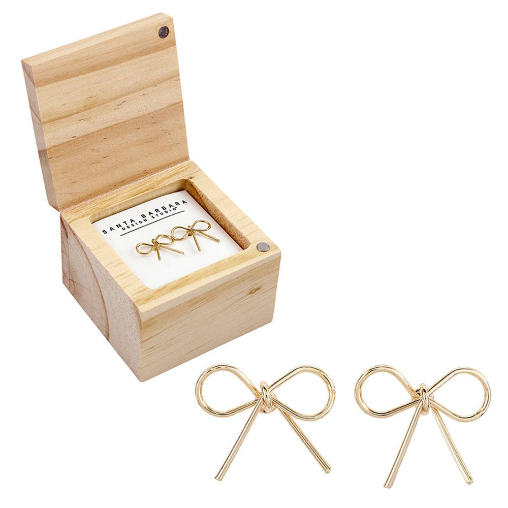 Treasure Box Bow Earring - Beautiful Things - The Color Collab