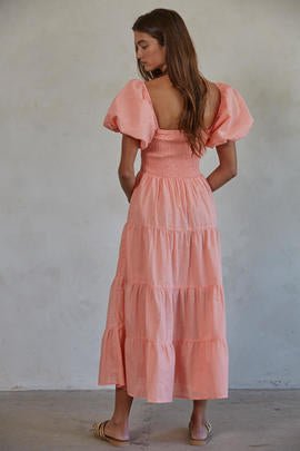 Vella Smocked Maxi - The Color Collab