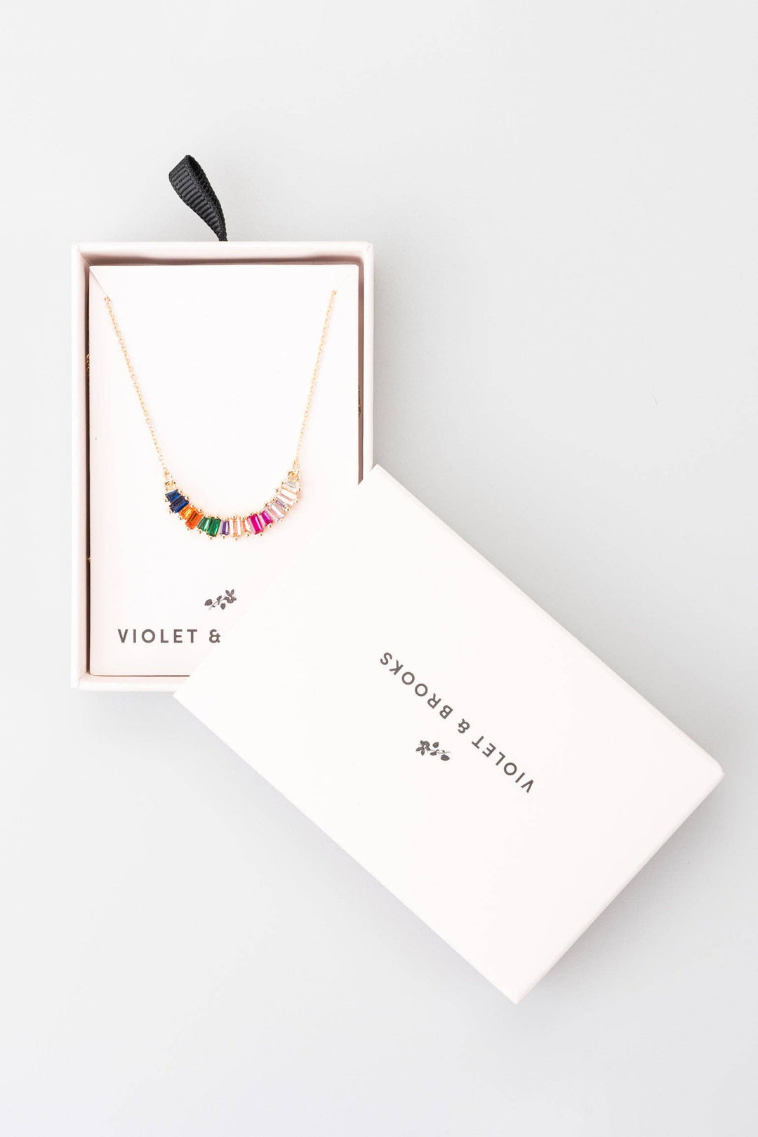 Violet Petite Bijoux Boxed Necklace: UNITY